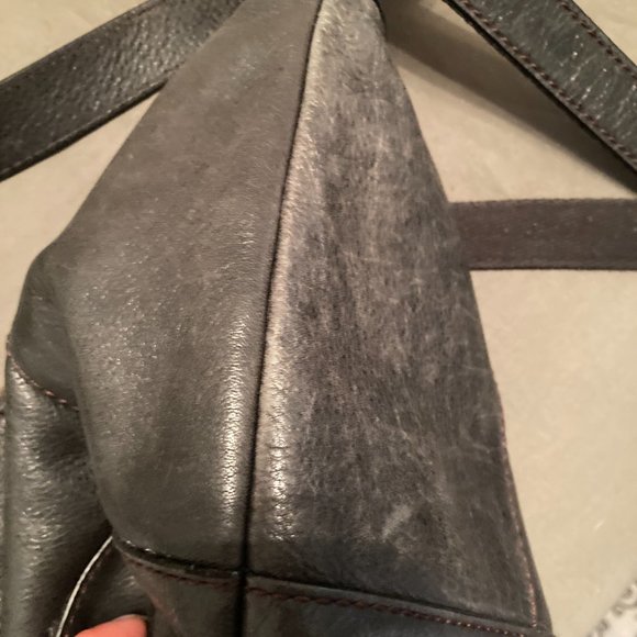 Black Leather Fossil Purse - Picture 8 of 9